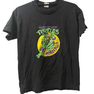 Vintage 90s Teenage Mutant Ninja Turtles 1990 Donatello Shirt Adult Small